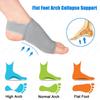 Silicone Arch Support Insoles For Woman Men Flat Foot Corrector Plantar Fasciitis Pain Relief Sleeve Socks Orthotic Insoles