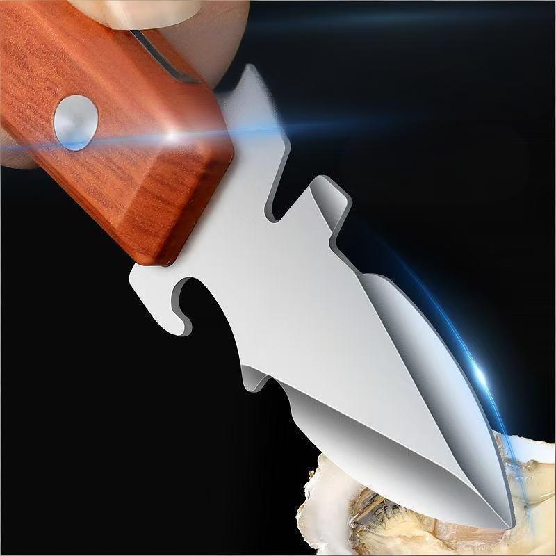 Austernmesser Scharfkantig Austernöffner Schalentieröffner Werkzeug Edelstahl Muschelöffner Für Austern Muscheln Krötenfische Krabben Schalen