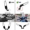 For Honda NC750 NC700 CB599 / CB600 HORNET CBF600 1000 Motorcycle Wind Wing Side Rearview Mirror Adjustable Rotating Accessories