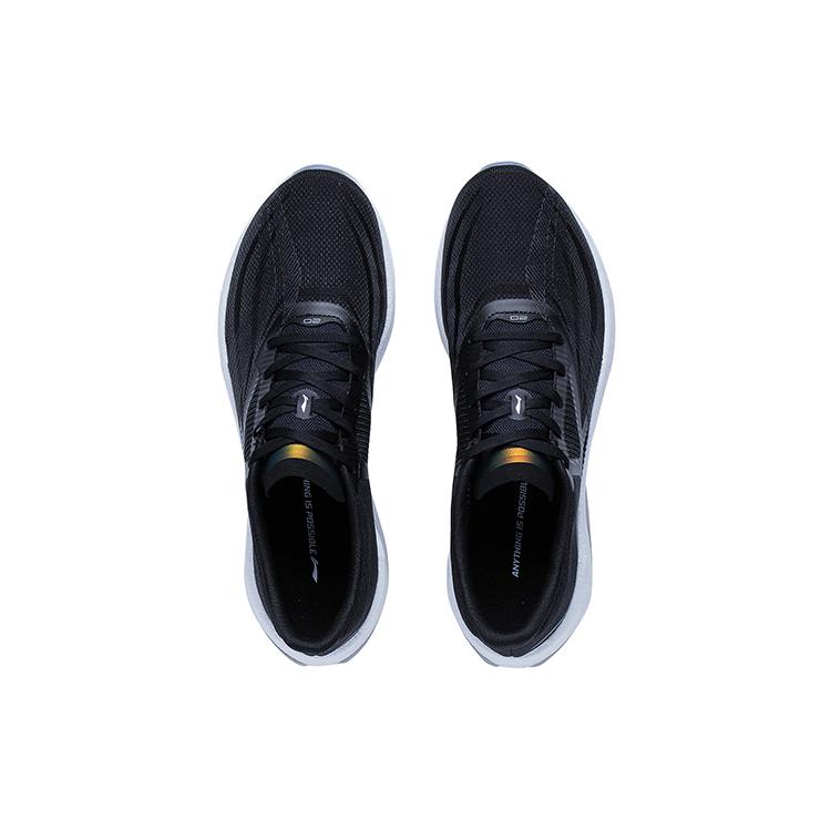 New LiNing Super Light 20 Anti Slip And Wear Resistant Breathable Low Top Casual Running Shoes Men's Black ARBT001-2