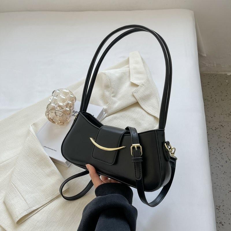 Fashionable Minimalist Women's Underarm Bag Trendy Small Square Shoulder Purse