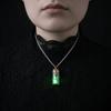Retro Alternative Necklace Glow Ghost Necklace, Glow-in-The-Dark Bottle Pendant, Cute Unique Earrings Earrings, Gothic Halloween Jewelry for Women Men