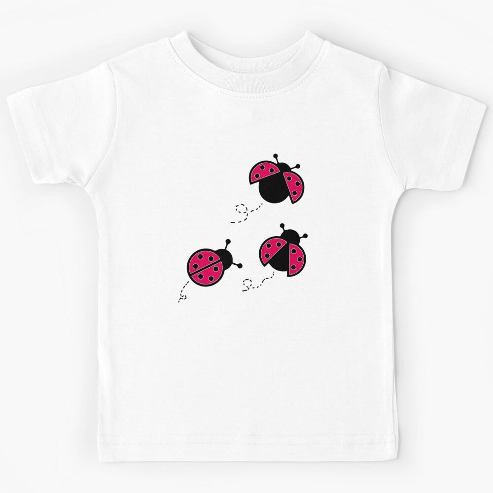 Red ladybug Kids T-Shirt 110