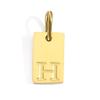 Gold-Plated Alphabet Pendant Accessories – 26 English Letters Stainless Steel for DIY Jewelry