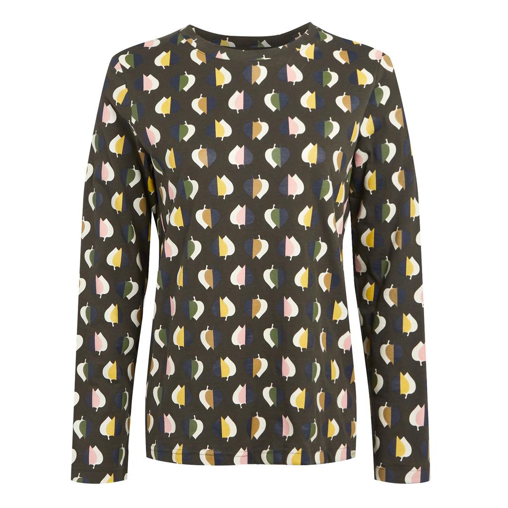Regatta Dámské/Dámské tričko Orla Kiely Leaf Print s dlouhým rukávem