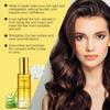 Nourishing Calendula Hair Oil Spray Lightweight Frizz Control for Curly Straight Hair Shine Enhancer Daily Care Routine