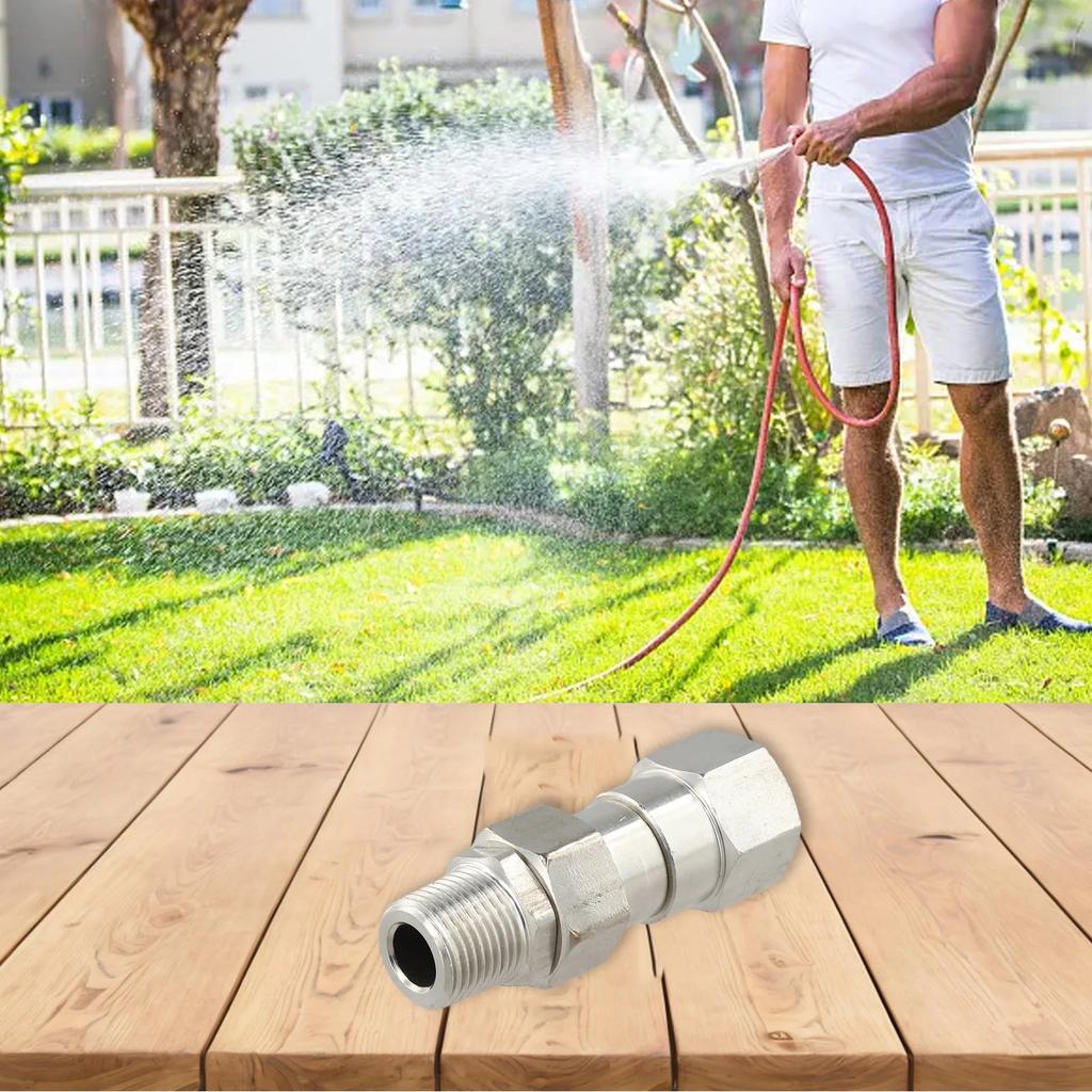 Easy Connect Pressure Washer 360 Degree Pressure Washer For Outer 3 8 NPT Anti-Winding Joint Inner 1 4 To Outer 1 4 NPT