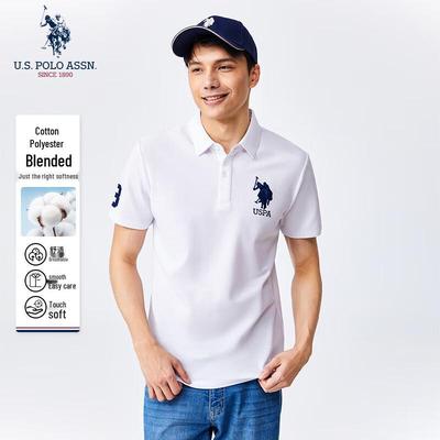 Polo Masculino de Manga Curta com Absorção de Umidade