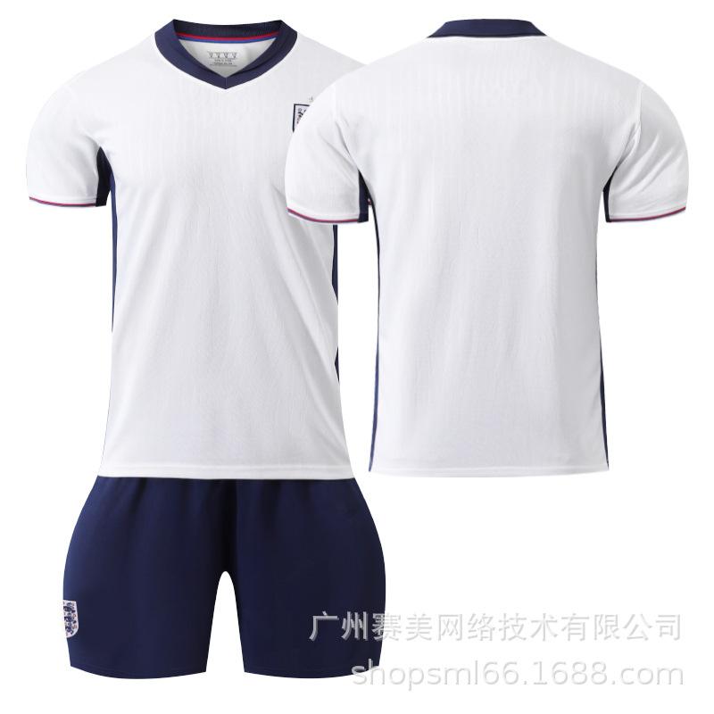 European Cup England Home Number: Kane 1 Bellingham 11 Foden Rice Short-sleeved Jersey Set