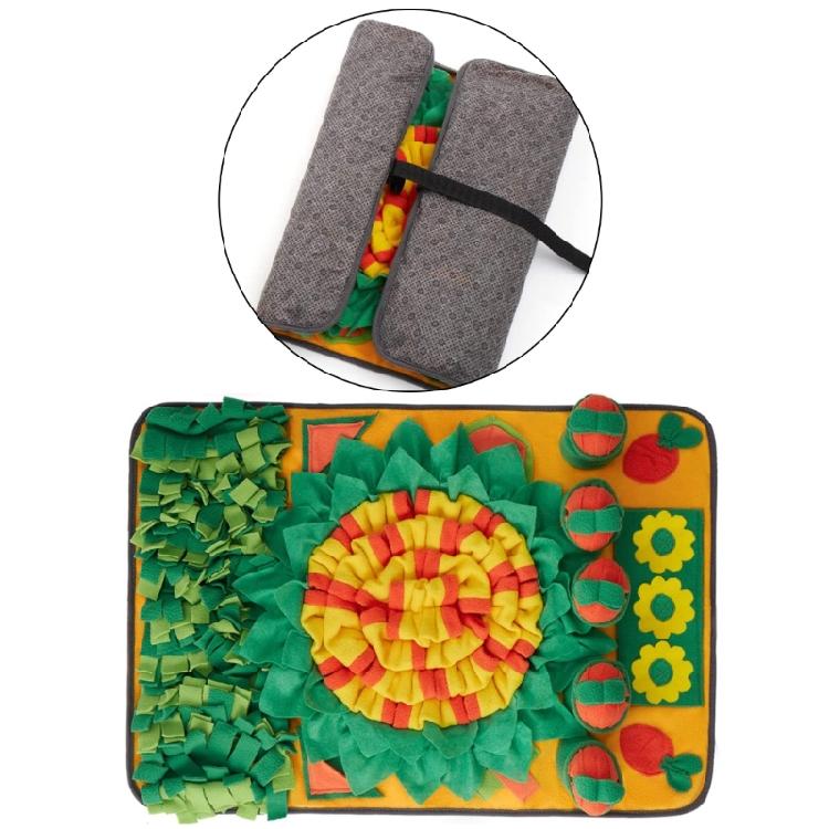 Washable Slow Feeder Snuffle Mat Sniffing Pad for Various Breeds Natural Hunting Behavior Safe Healthy Feeding Mat