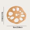 1pc-Wooden Coasters, Insulation Mats, Bamboo Heat-resistant Coasters, Room Decorations, Kitchen Supplies