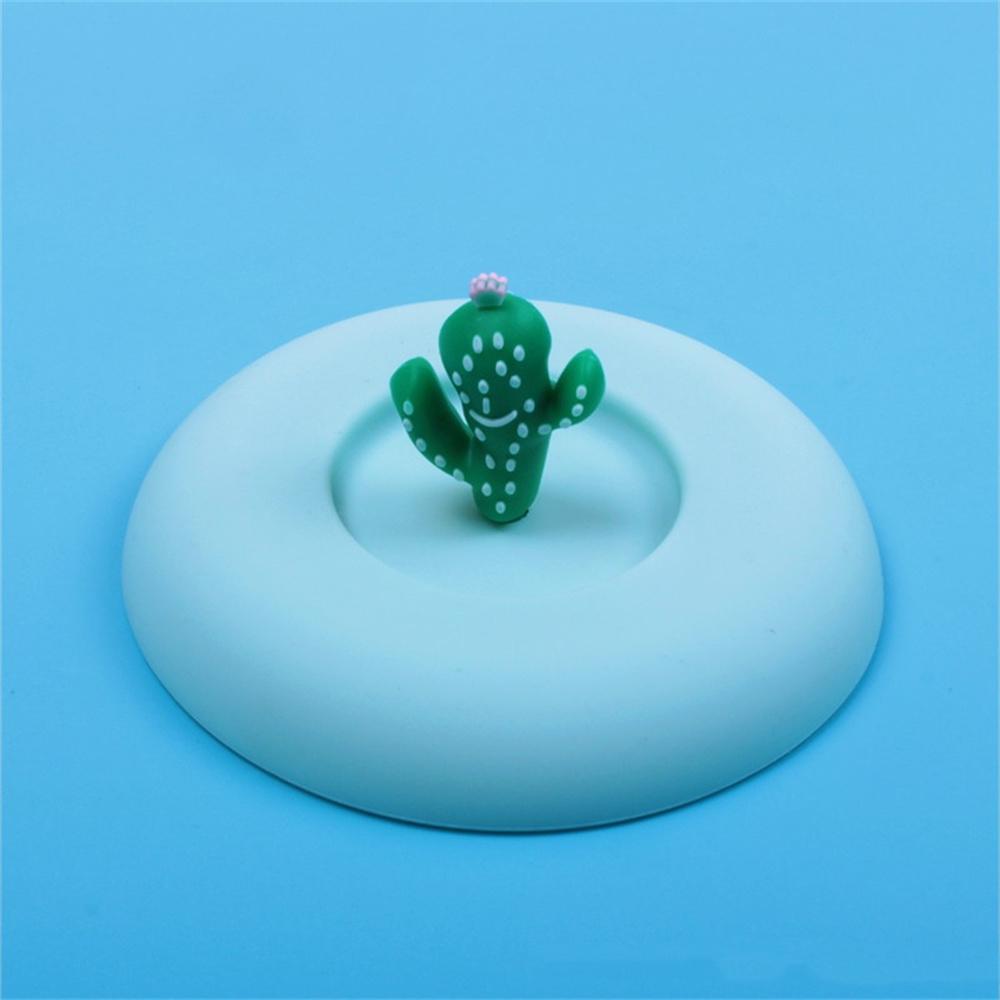 Cup Cover Non-toxic Silicone Round Universal Water Cup Lid Anti-dust Coffee Mug Sealed Cap With Spoon Holder Heat-Resistant Lid