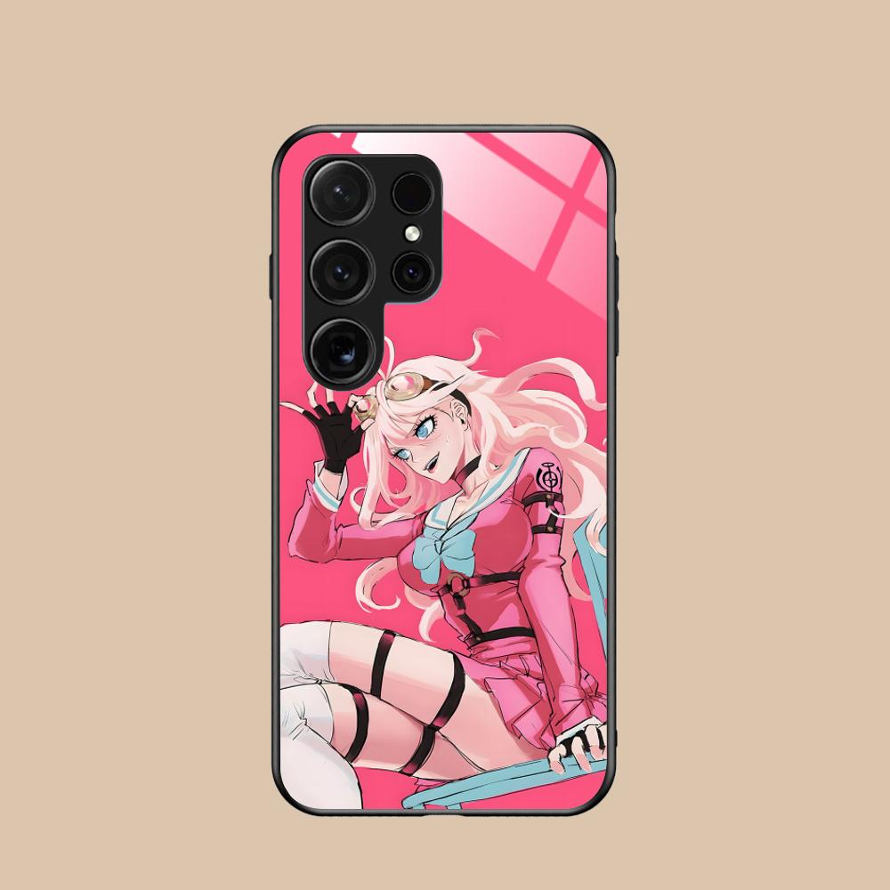 Danganronpa Miu Iruma Phone Case for Samsung Galaxy S26 S25 S24 S23 S22 S21 S20 Note20 Plus FE Ultra Glass Protective Cover