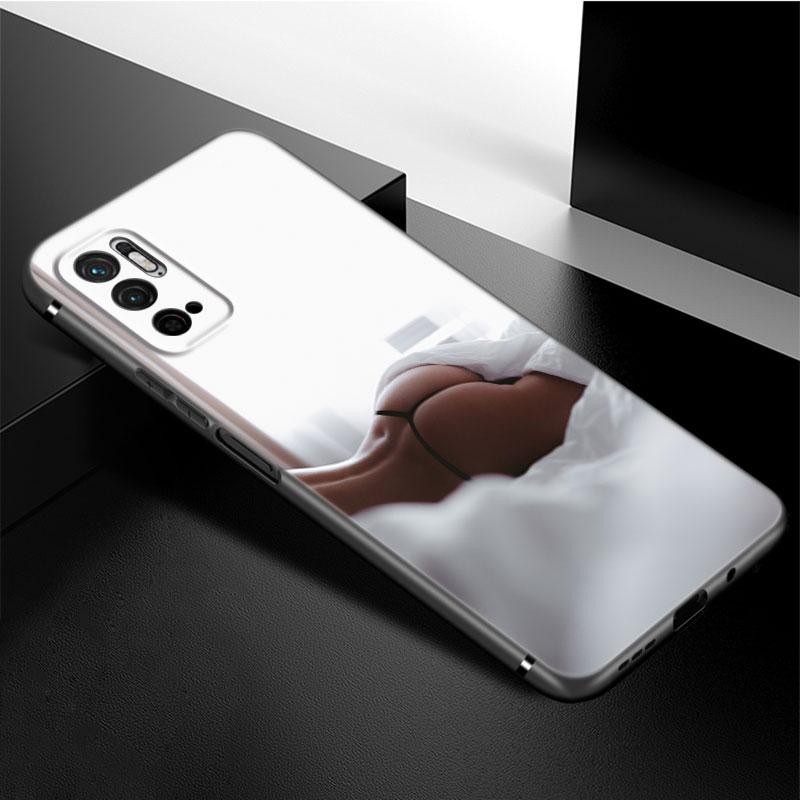 Sexy-Ass Woman Girl Pouzdro na telefon pro Xiaomi Redmi Note 11 10 9 8 Pro 11T 5G 10T 10S 9S 9T 9i 9C 9A 8T Soft TPU Black Cover Funda