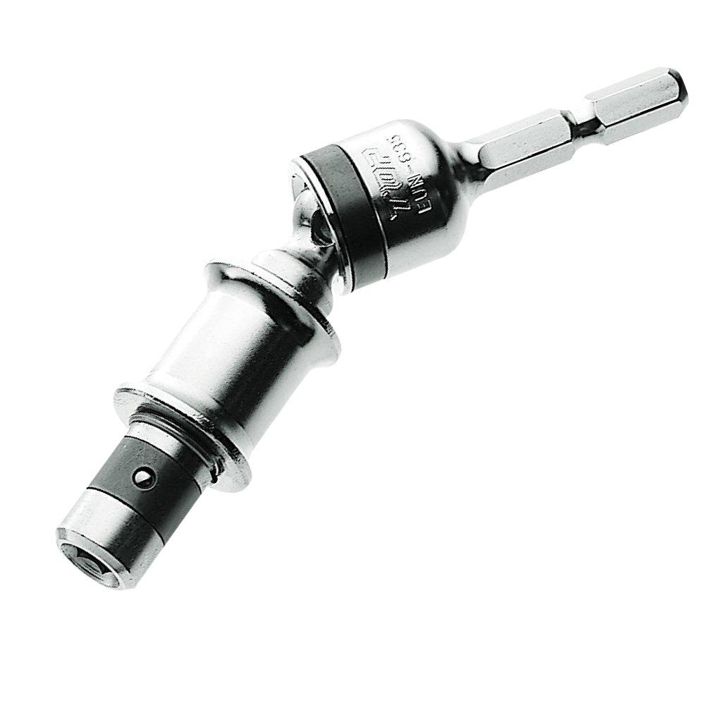 TOP Kogyo Universal Joint for Electric Hex Swivel Impact Driver Bit for Corner Made of Special Alloy Compatible (TOP) Drills, 6.35mm Shank, 30° Angle,