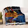 Messi Celebrates Victory Blanket Warmthful Decor Great for Office Chair Picnics Bedding All-Season Use Modern Style