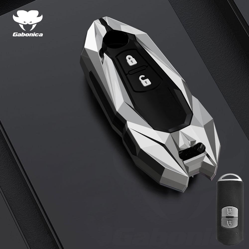New 2 3 Buttons Zinc Alloy Car Key Fob Case Cover For Mazda 2 3 6 Atenza Axela Demio Cx30 Cx-4 Cx-5 Cx5 Cx-3 Cx7 Cx8 Cx-8 Cx-9