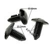 120x Mixed Auto Car Fastener Clip Plastic Push Rivet Pin 6-10mm Hole Universal