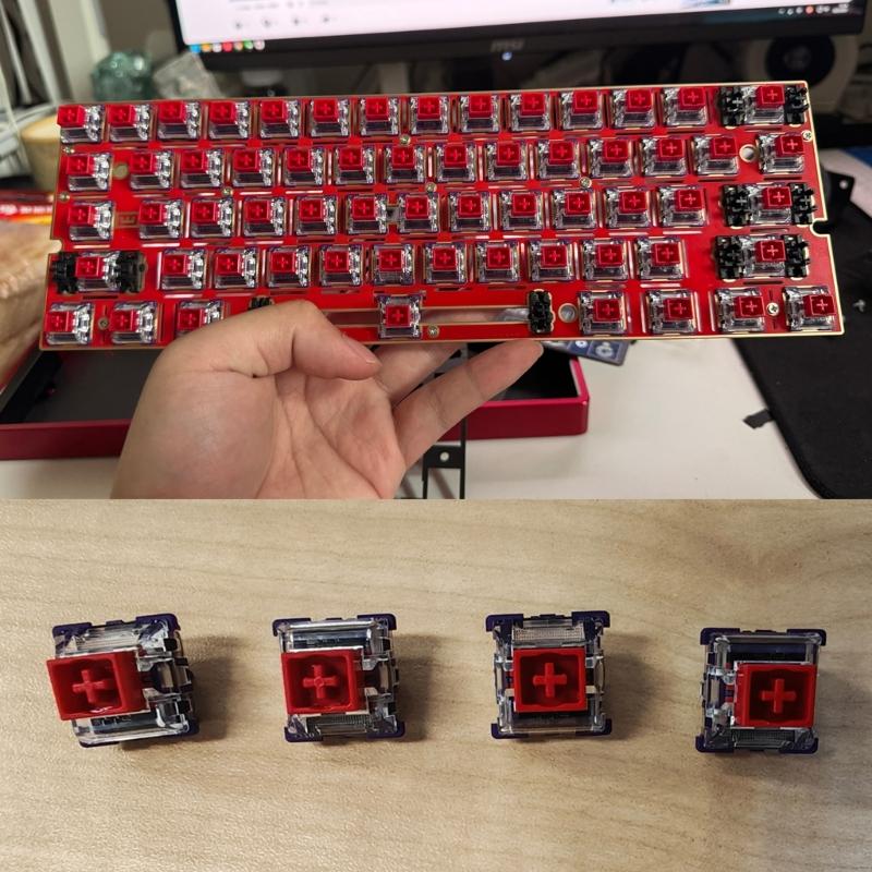 Quiet Metal Plastic Magnetic Switches for Magnetic Gaming Keyboards Swithes Enhances Durability For Office Use And Gaming