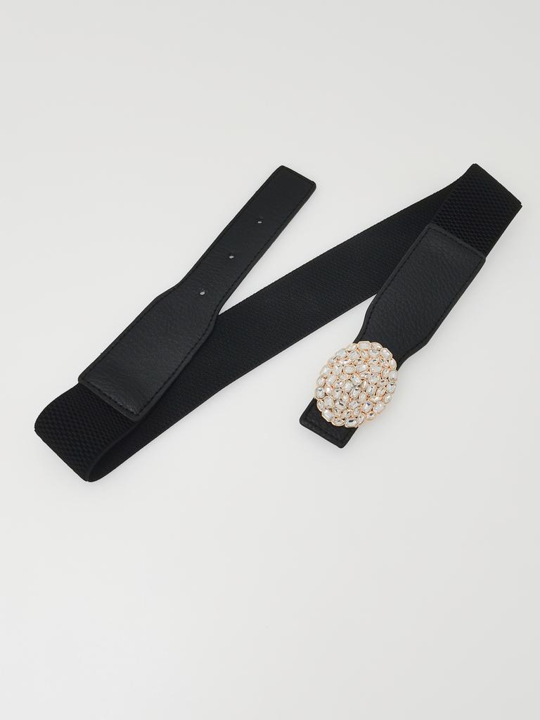 Elastic Elastic Belt Women'S Casual Dress Decorative Waist Seal Simple