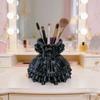 Boîte de rangement pour pinceaux de maquillage Forme de robe de princesse Porte-stylo imprimé en 3D