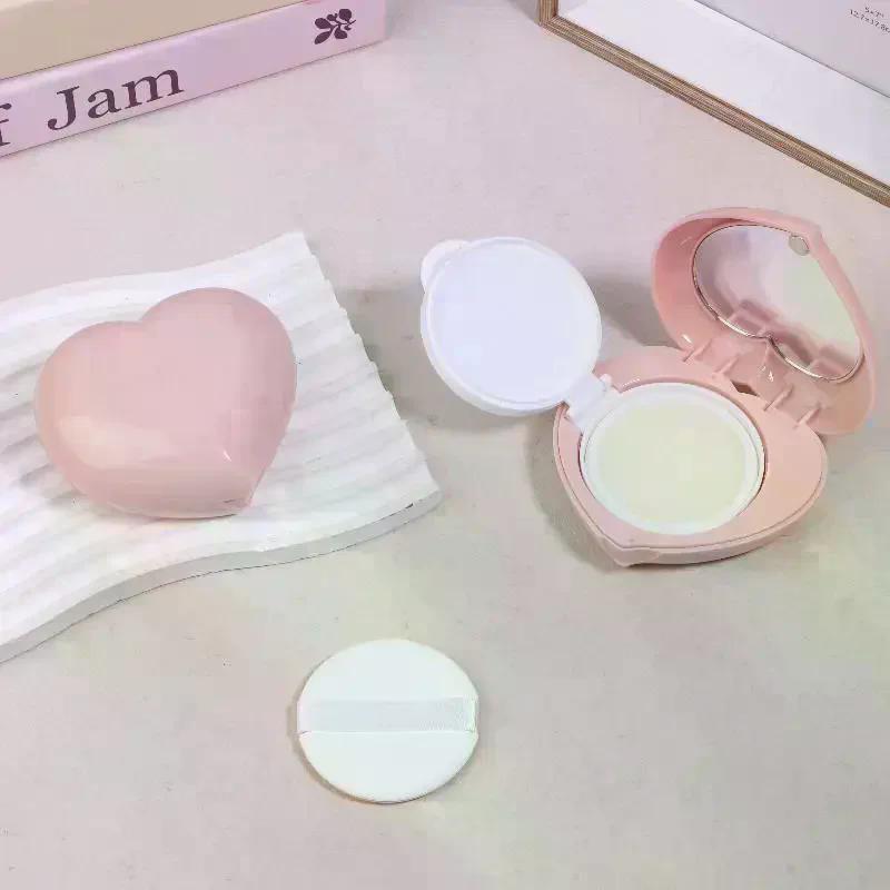 15g/0.5oz Empty Air Cushion Puff Box Portable Cosmetic Makeup Case Container With Powder Sponge Mirror For BB Cream Foundation