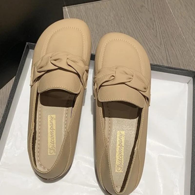 Female PU Flats Preppy Student Shoes Casual Slipper In Derby Women Loafers College Girls Braddock Women Mary Jones Women Shoes