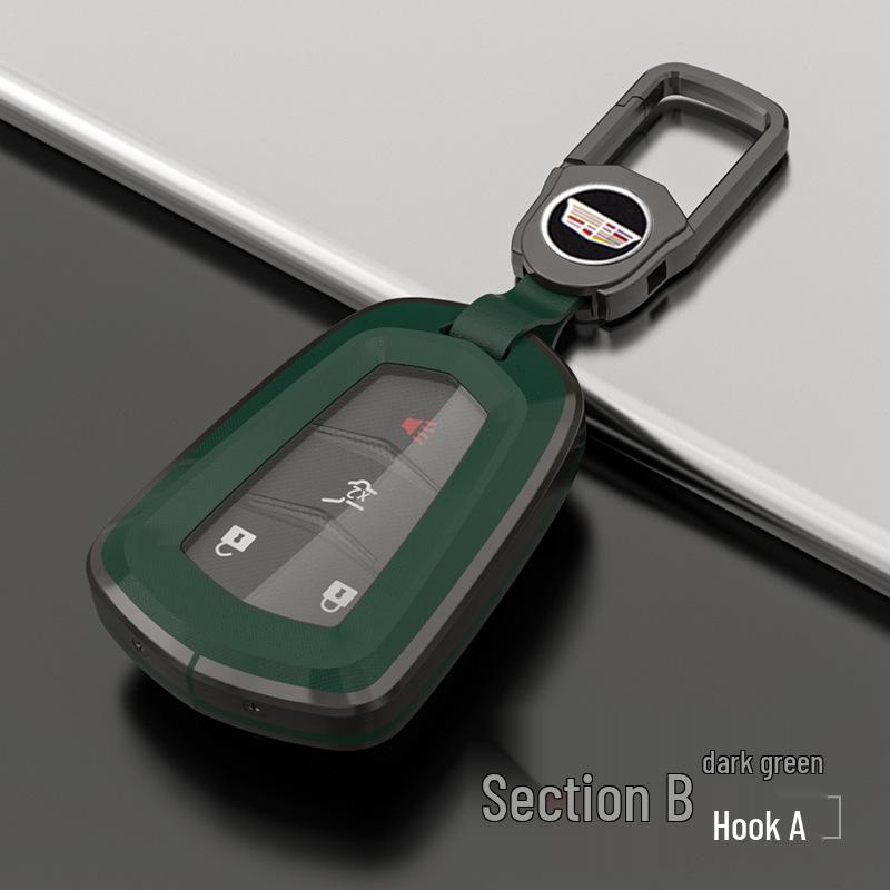 Cadillac Premium Key Case for XT5, CT5, XT4, XTS, ATSL, CT6, XT6, CT4 - Suitable for Men & Women