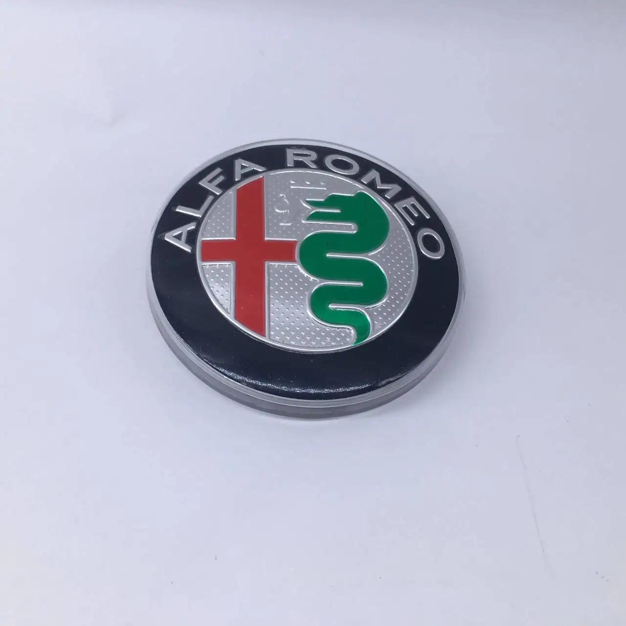 

Car Stickers For Alfa Romeo 75mm Car LED Logo Rear Badge Light Sticker 4-Color Front Hood Emblem Trunk Badge Tail Lamp for Alfa red Light 1pcs