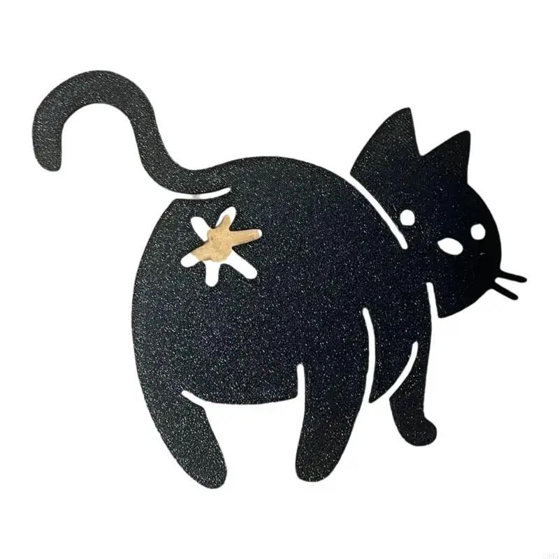 

G99A Pet Lover Novelty Printed Cats Butt Chip Bag Clip Dishwasher Safe Kitchen Accessory