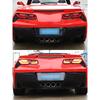 For Chevrolet Corvette C7 2014-2019 ABS Black Car Rear Tail Light Rear fog lamps Blackout Cover Trim Sticker Car Accessories