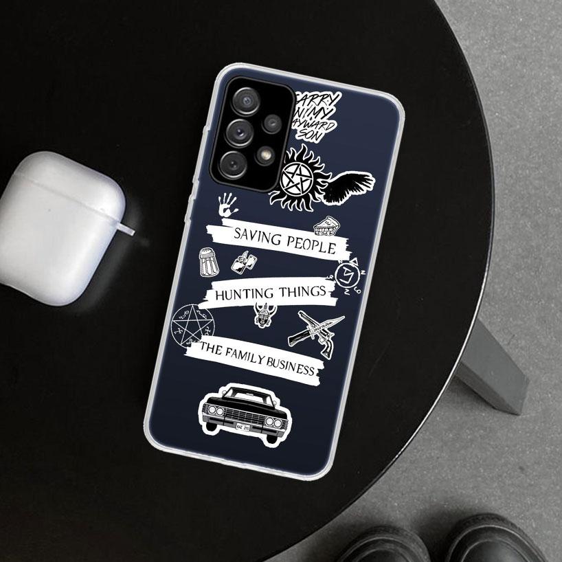 Babaite Supernatural SPN Dean And Sam Phone Case Cover for Samsung Galaxy A12 A22 A32 A52 A72 A02S A51 A50S A31 A20S A10S Note 2