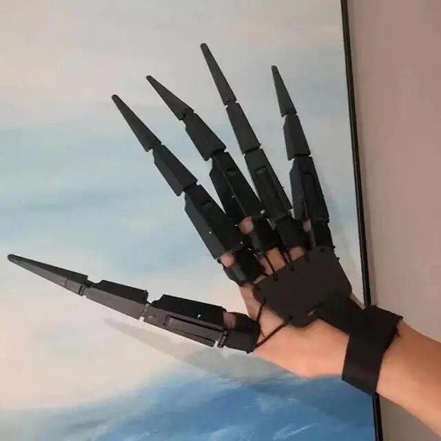 

Ужасы шарнирные удлинители пальцев 3D печатные подвижные суставы пальцев Хэллоуин украшение в виде когтей для косплея реквизит