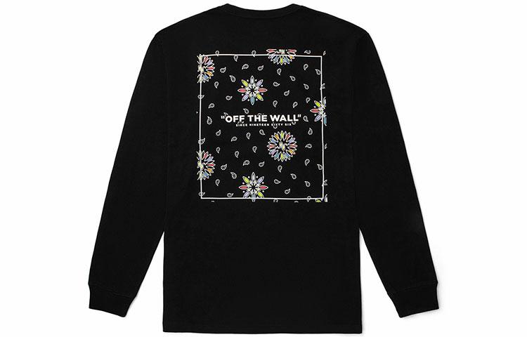 Vans T Shirts Unisex Black Crew Neck Moderate Straight Fit VN0A7PRLBLK XS