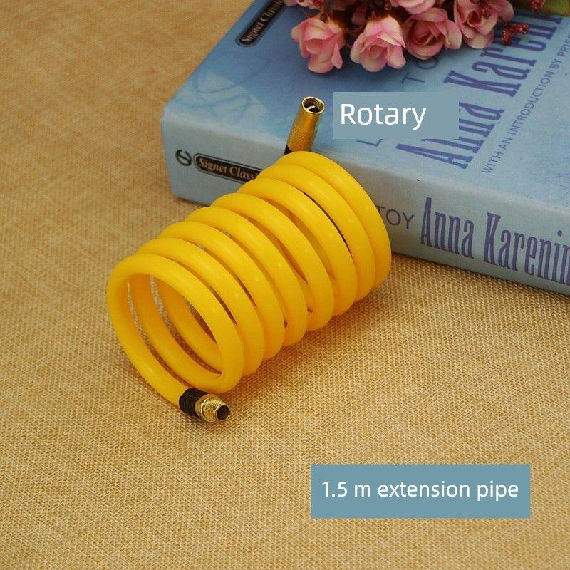 

Car Air Pump Hose Accessories, Inflation Head, Air Nozzle, Multifunctional Car Air Pump Accessories, Hose Air Nozzle 1.5m Yellow Extension Tube