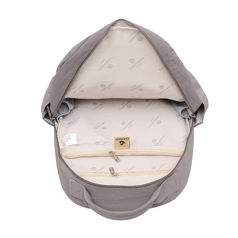 Schoolbag1011 new backpack college bag multi-layer casual versatile nylon bag large capacity travel backpack