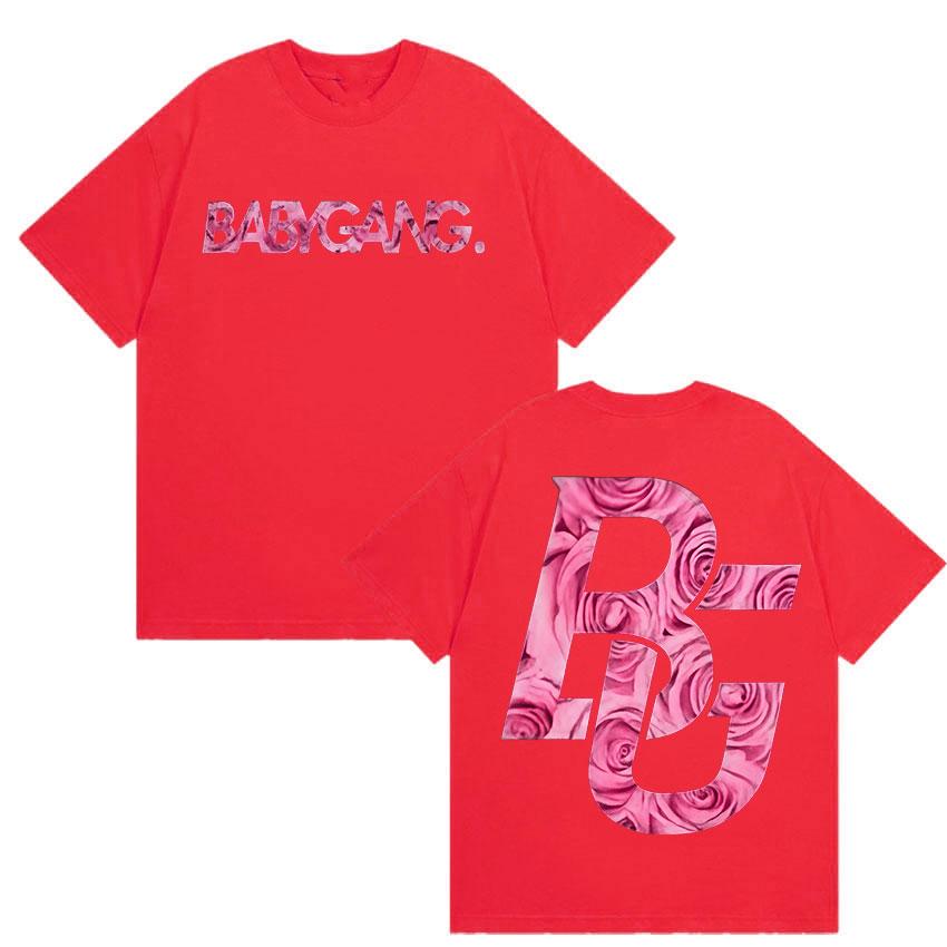 Rapper Baby Gang Album Tour Logo 2025 T Shirt Men Women Vintage High Quality Cotton T-shirt Casual Oversized T-shirt Streetwear