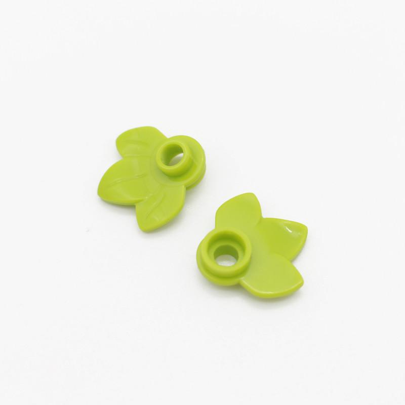 100pcs MOC 32607 Plant Plate Round 1x1 Leaves Pumpkin Tree DIY Enlighten Building Bricks Compatible Children Diy Bricks Toy