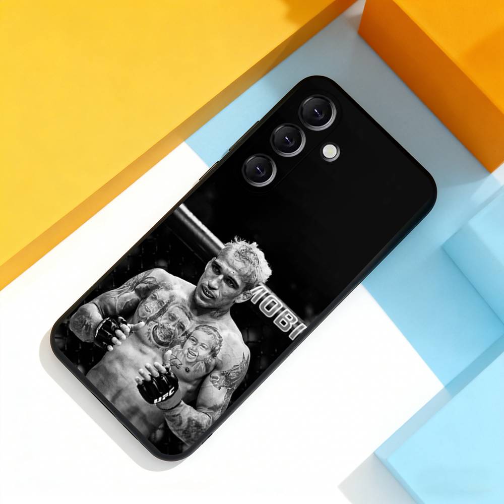 

Чехол для телефона с изображением бойца Чарльза Оливейры для Samsung Galaxy A 22,71,53,52,51,72,73,5G,Note,J7,8,9 Мягкий черный чехол Samsung a50 30s 50s