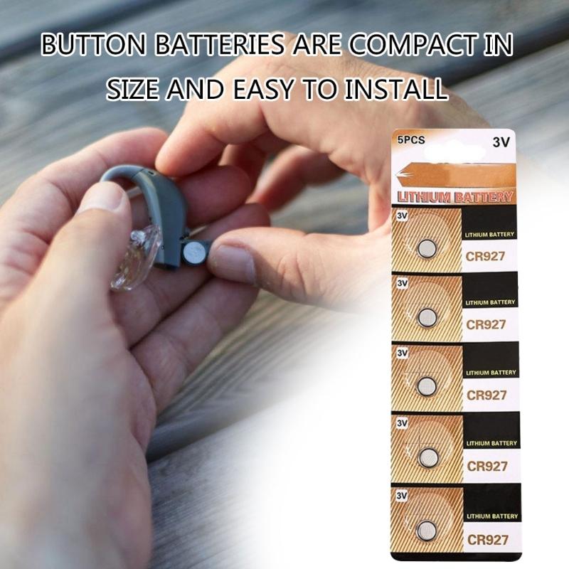 5/10Pcs CR927 Button Cell Batteries 3V Lithium Batteries Replacement for Watches Calculators Remote Control Toy