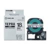 Genuine King Jim Tepra PRO Tape Clear 8m ST18K Cartridge, 18mm, Label/Black Text, Length,