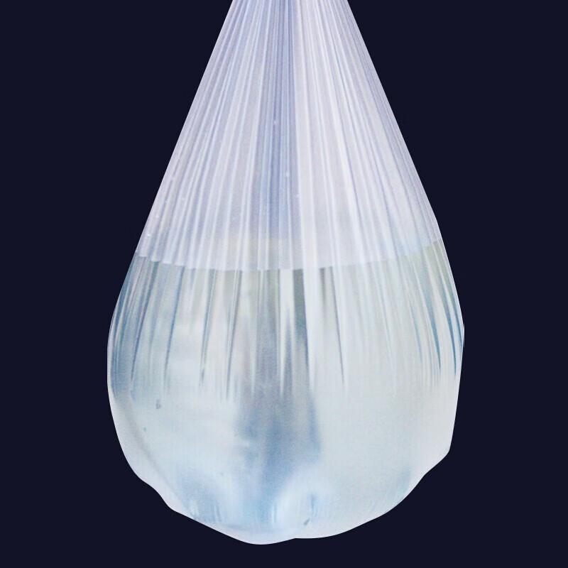 Thickened Space Silver Flat-Mouth Garbage Bags