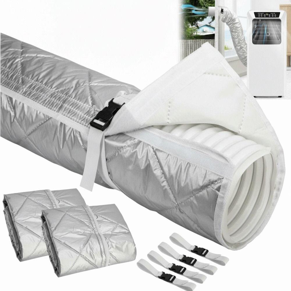Insulated Insulated Hoses Duct Cover Reusable Air Conditioner Hose Cover Exhaust Vent