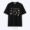 T-Shirt Wideusseom Personalità Multiple Mara La Gatta è Incinta