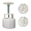 150g Lotus Carp Shape Mooncake Mold Pastry Stamp Mooncake Moulds Hand Pressure Tools Plastic Material Baking Accessories