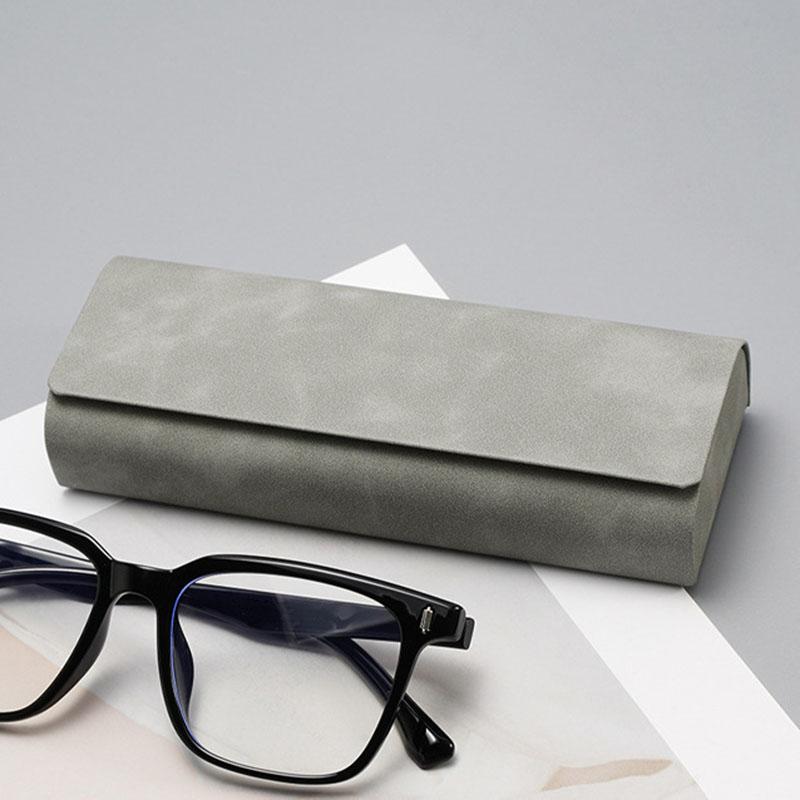 Aesthetic Glasses Case for Large Frames, Anti-Pressure Glasses Box with Soft Lining, Stylish & Durable Eyewear Holder