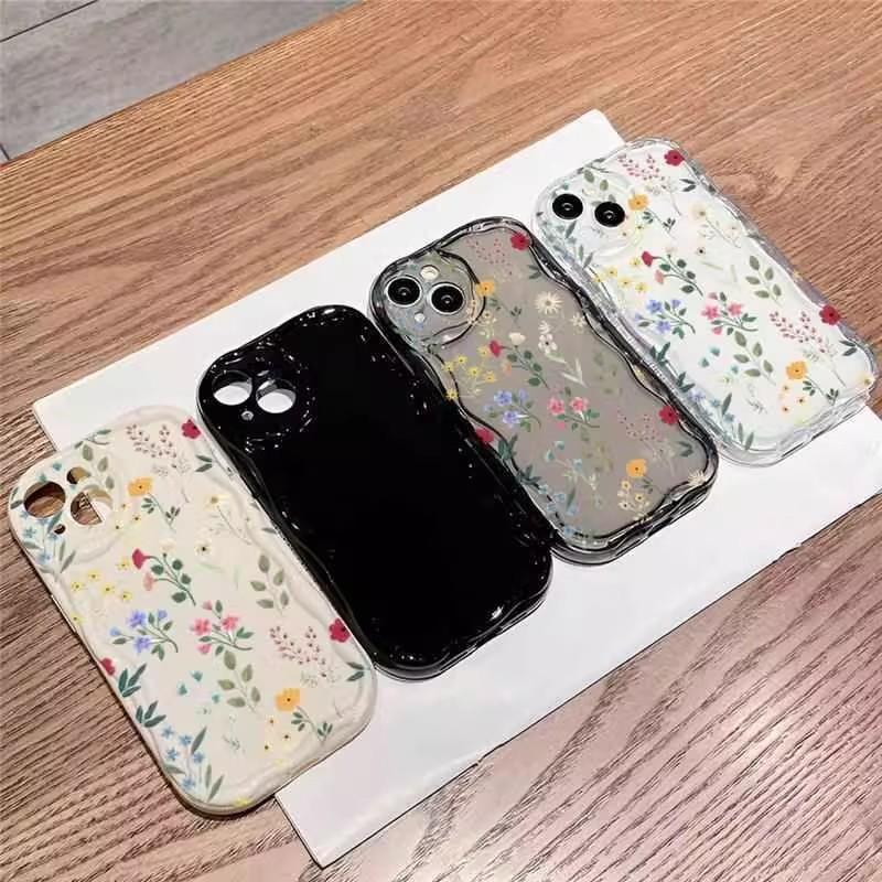 Summer Flowers Transparent for IPhone17 for Apple 15 Mobile Phone Case 13promaxR/78plus/11/12xs