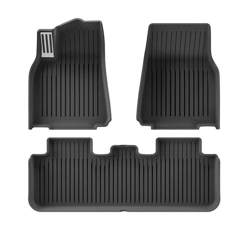 Extended TPE Floor Mats for 2019-2025 Tesla Model Y