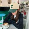 New Casual Baseball Cap C Letters Breathable Sun Visors Caps Adjustable Trucker Hat Unisex