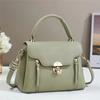 Macaron Handbag New Fashionable Lock Shoulder Cross Bag Flip Bag